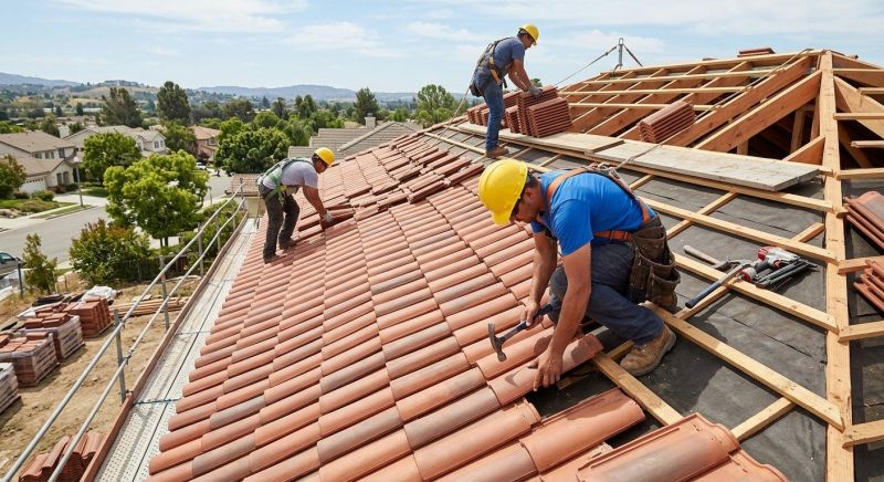Clay Tile Roofing Installation in Fredericksburg, VA