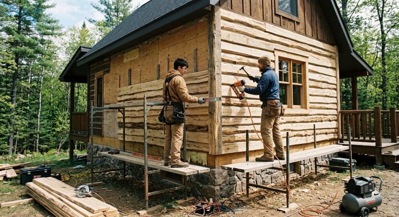 Log Home Siding Installation in Norwalk, CT